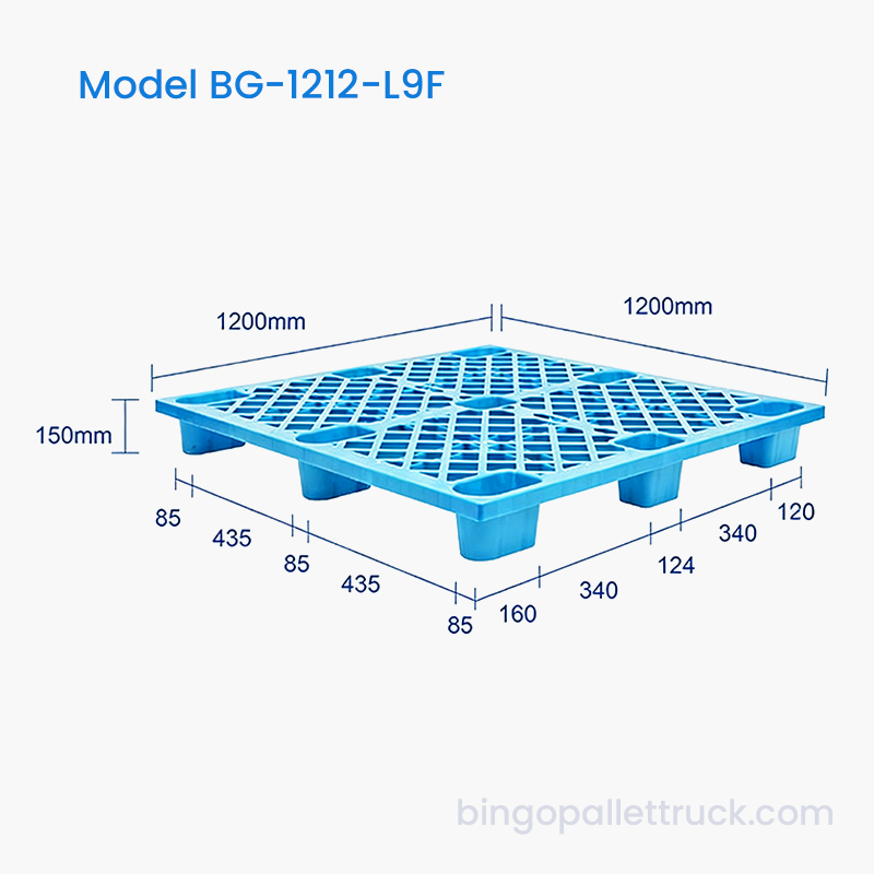 1200x1200mm Plastic Pallet para sa Logistics Use