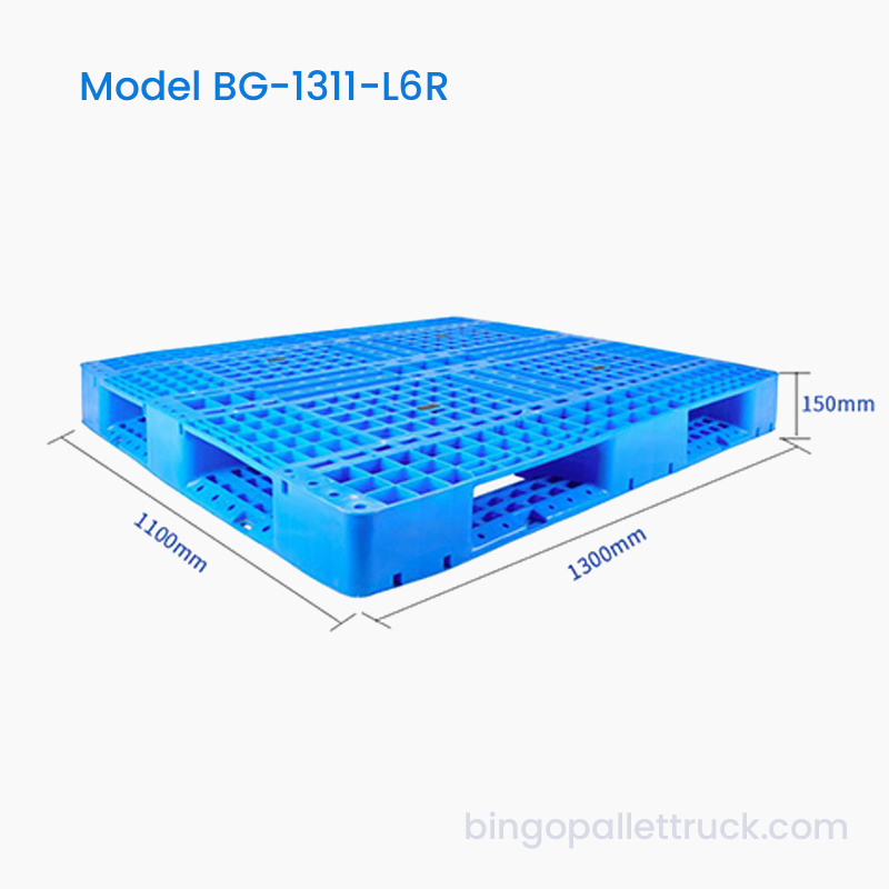Impact Resistant 1300x1100mm Plastic Pallet na Ginawa para sa Magaspang na Paghawak ng Warehouse