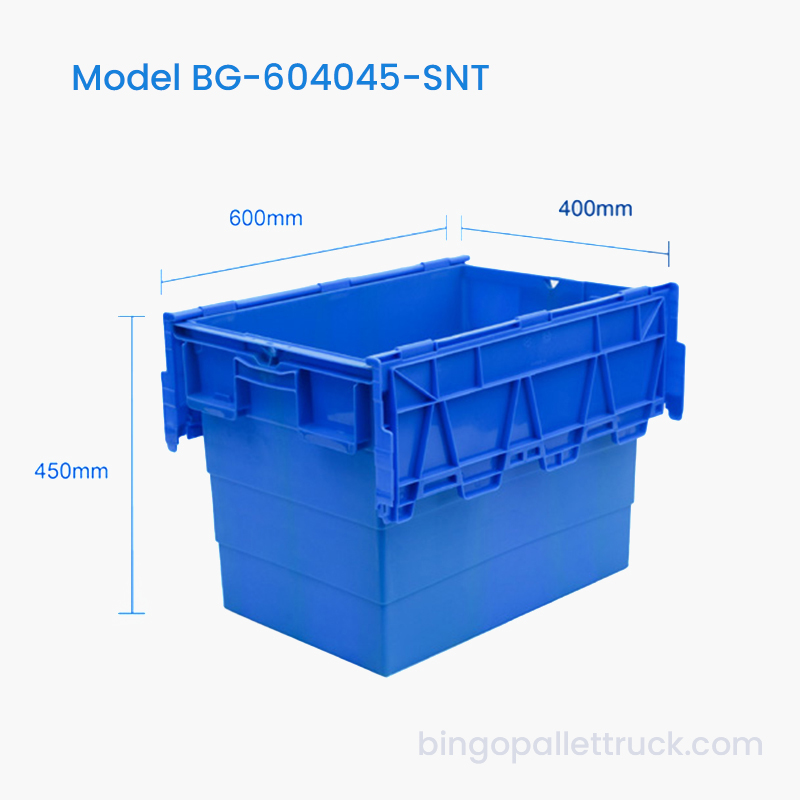 86L Heavy Duty Stack at Nest Plastic Tote Box