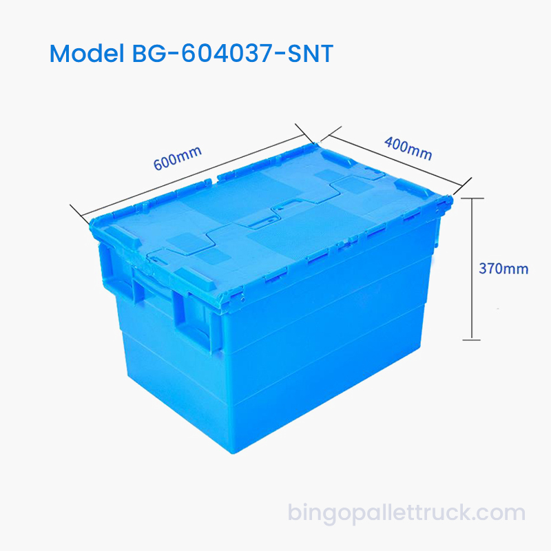 75L Stack at Nest Plastic Tote Box para sa Imbakan ng Malaking Bahagi