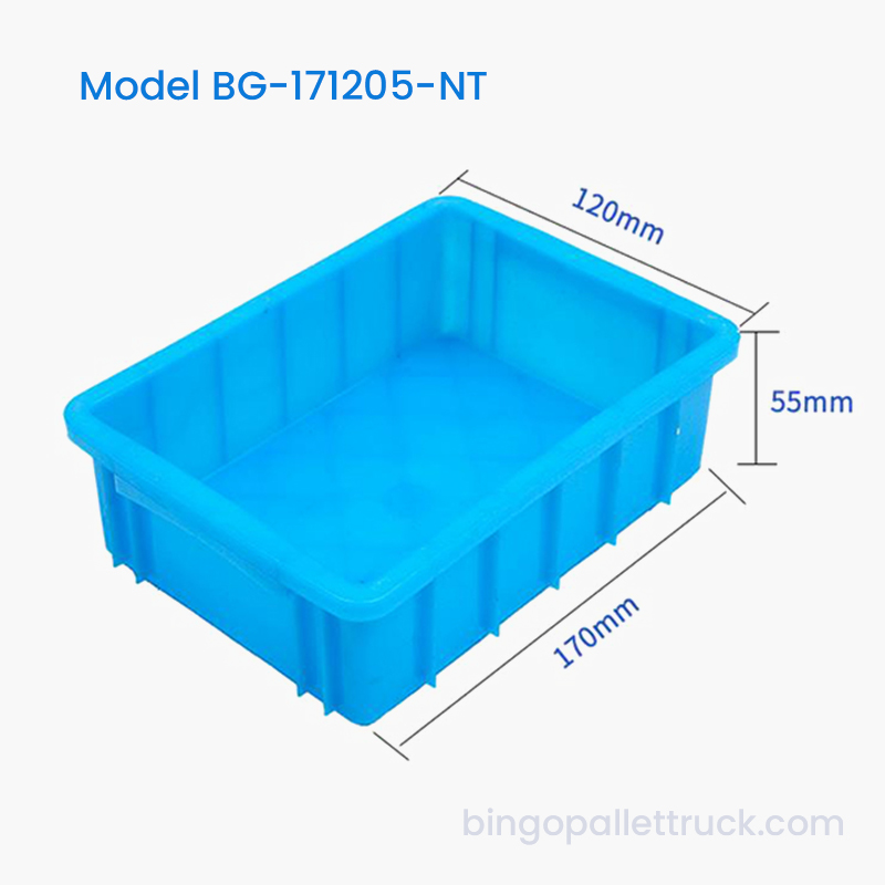 0.8L HDPE Nestable Plastic Tote Box para sa Maliit na Screw at Fasteners