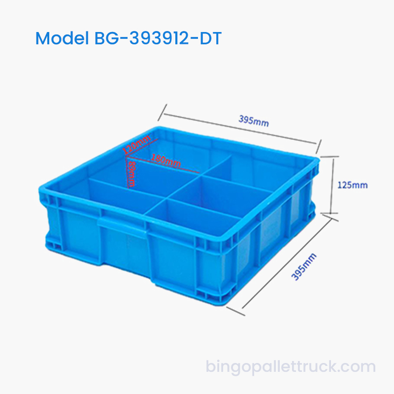 6-Compartment Dividable Plastic Tote para sa Workshop Hardware