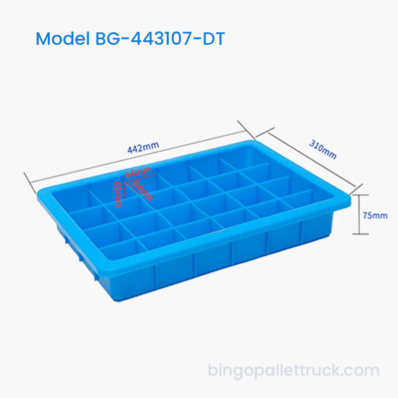 24-Compartment Dividable Plastic Tote Box para sa Maliit na Bahagi ng Makina