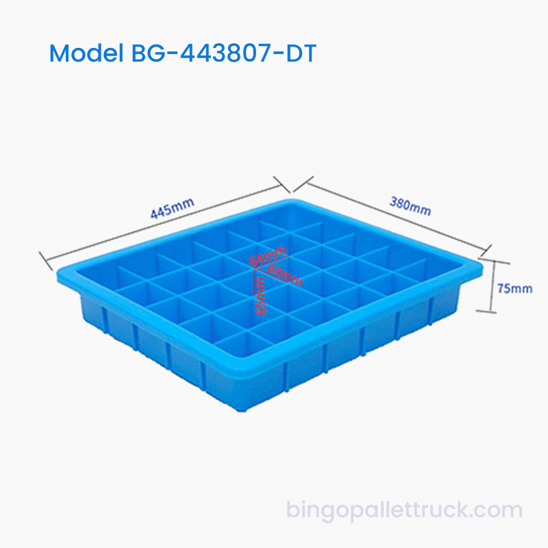 30-Compartment Dividable Plastic Tote Box para sa Industrial Fasteners at Parts