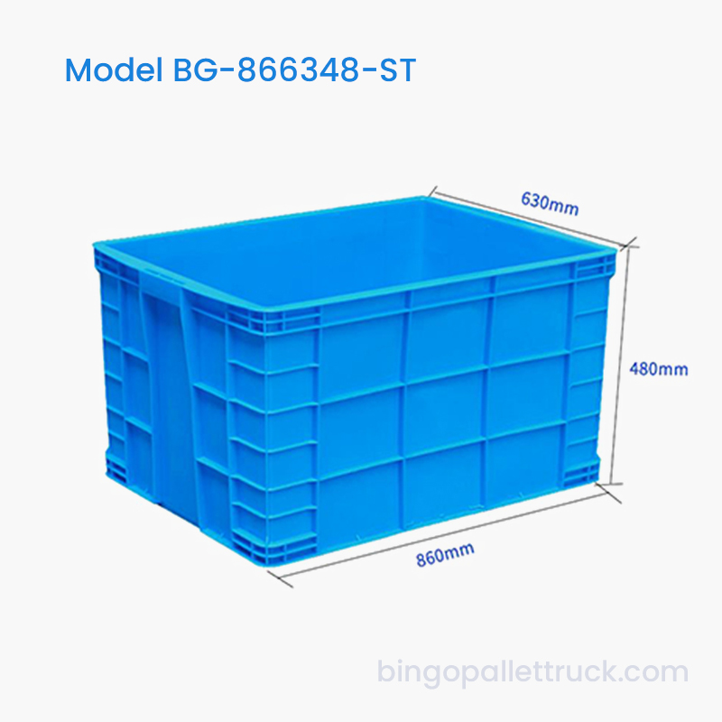 212L Malaking Industrial Stackable Plastic Tote Box