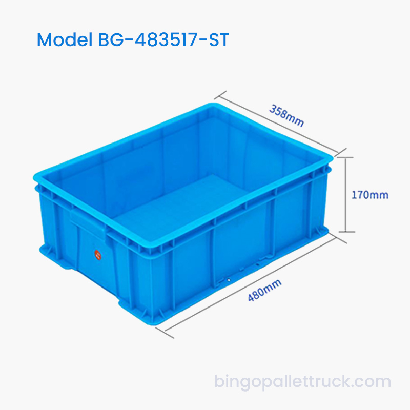 23L Stackable Plastic Tote Box para sa mga Turnilyo at Maliit na Bahagi