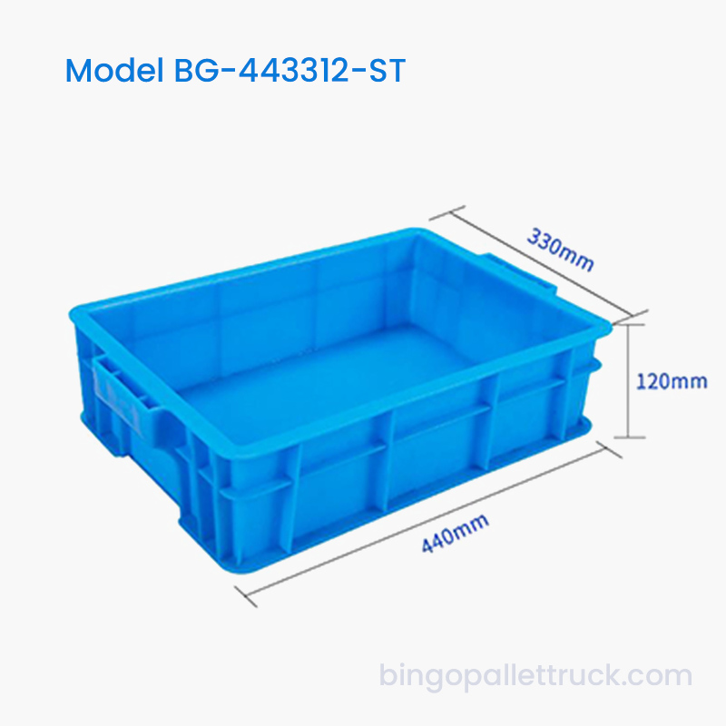 13L Stackable Plastic Tote Box para sa Warehouse Logistics