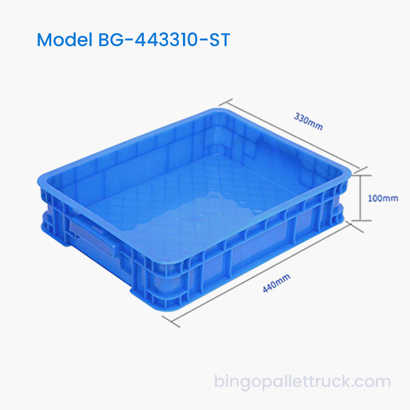 Matibay na 10L Stackable Plastic Tote Box para sa Pangmatagalang Paggamit