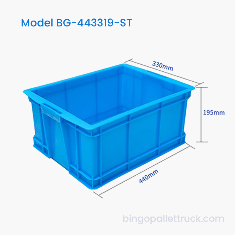 21L Durable Stackable Tote Box para sa Paghawak ng Parts