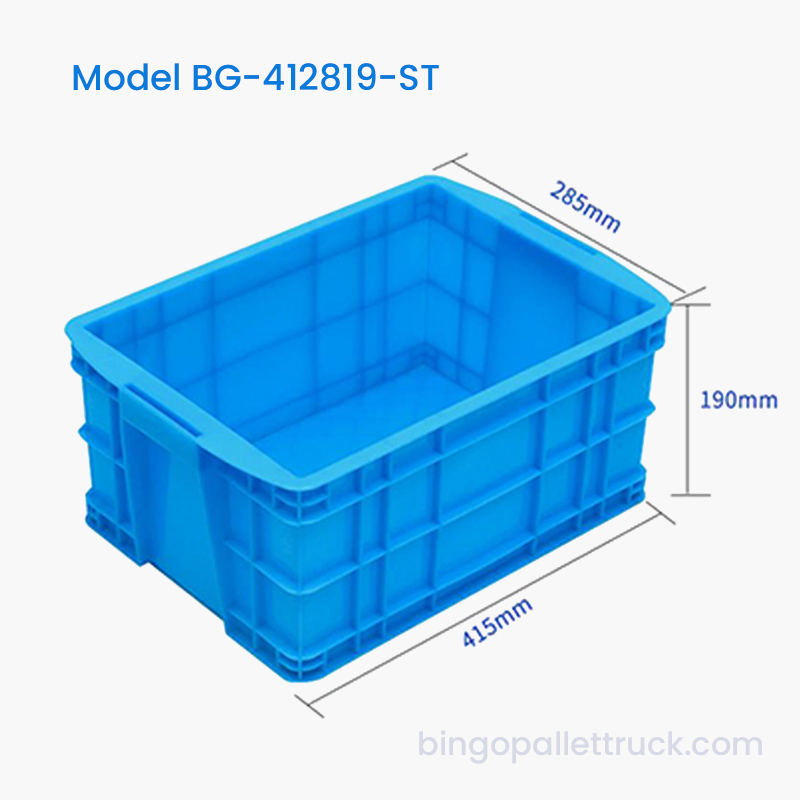 16L Lightweight Stackable Tote Box Storage Container para sa Indoor