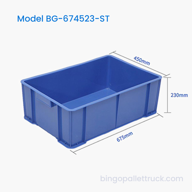 58L Stackable Plastic Tote Box para sa Imbakan at Transportasyon ng Pagkain