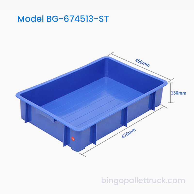 30L Stackable HDPE Plastic Bin para sa Maliliit na Paninda