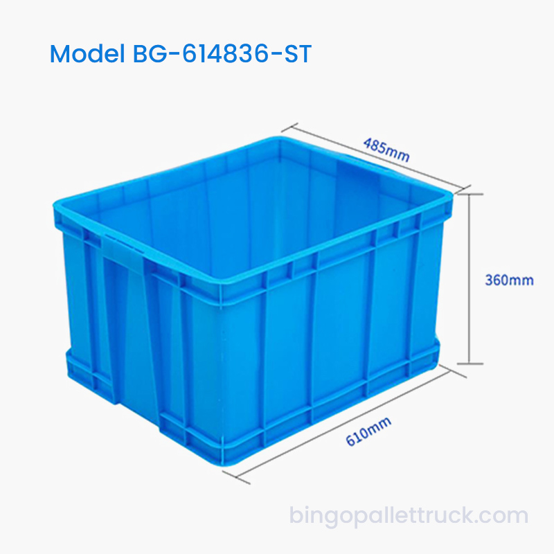 86L Stackable Durable Plastic Tote Box para sa Cold Chain Logistics