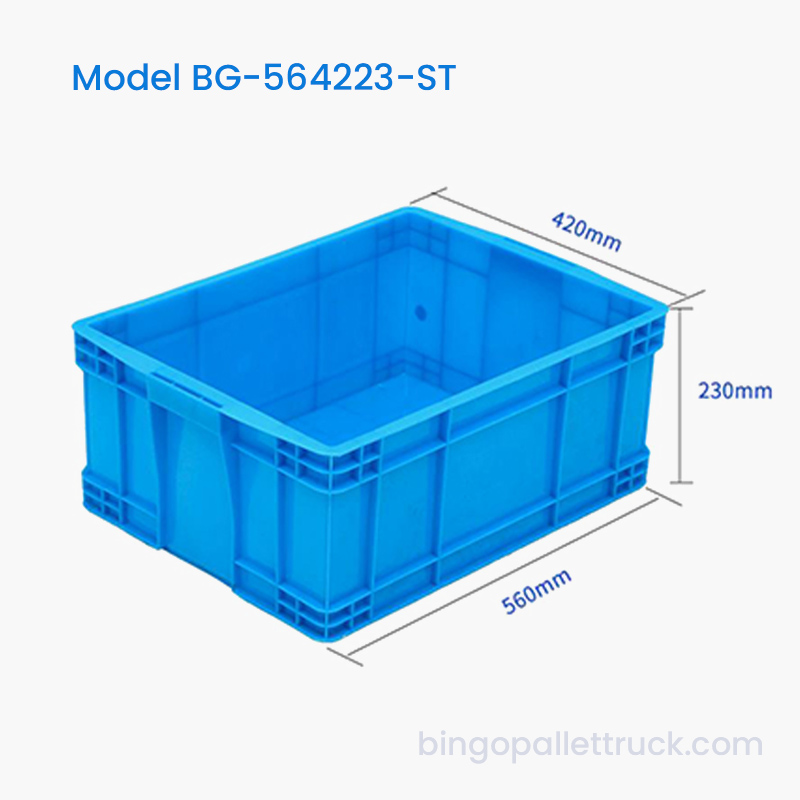 41L Stackable Plastic Tote Box para sa Pag-uuri at Pagpili ng Mga Bahagi