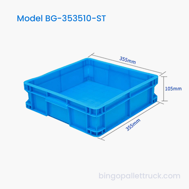 10L Durable Stackable Plastic Tote Box para sa mga Turnilyo