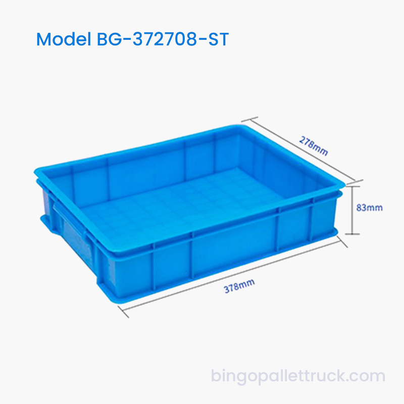 6L Mini Industrial Storage Bin Stackable Plastic Tote