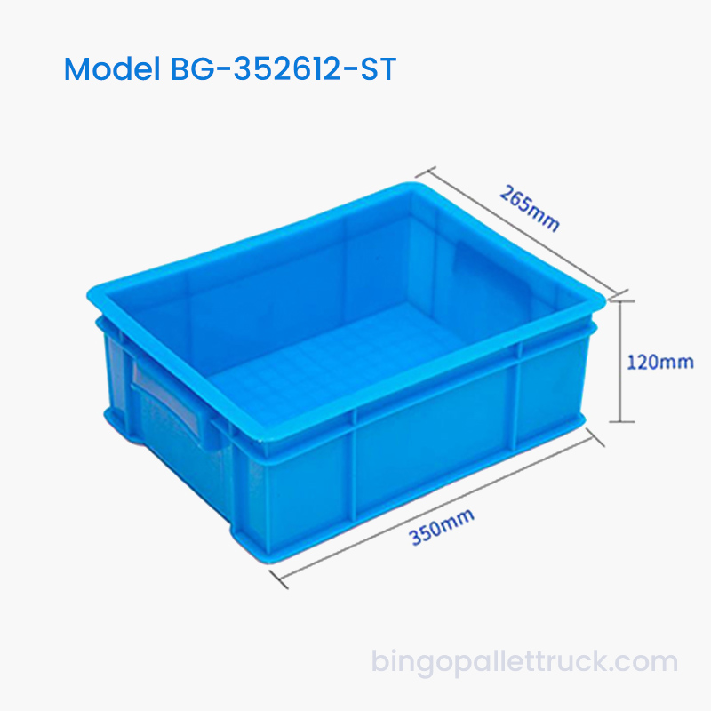 8L Durable Stackable Tote Bin para sa Maliliit na Parts Handling