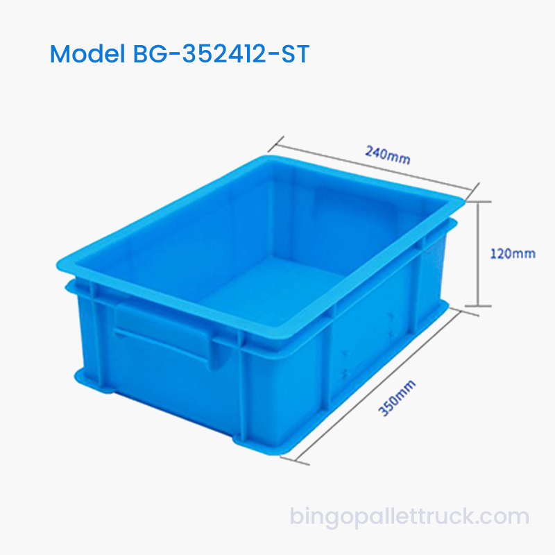 7L Durable Stackable Tote Box para sa Maliit na Paghahatid ng Mga Paninda