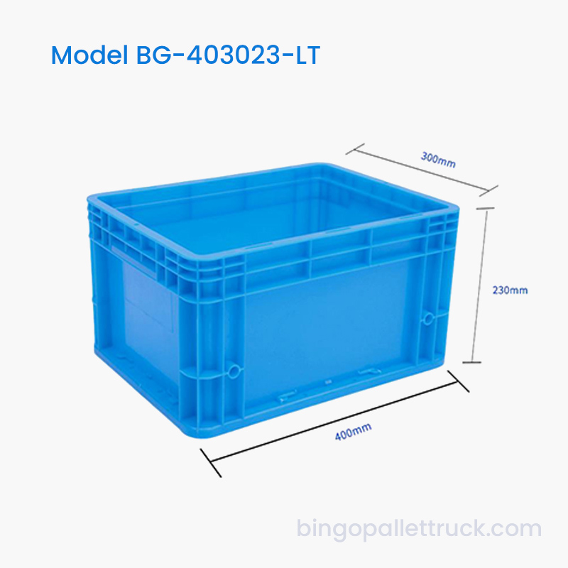 Dustproof 22L Logistics Plastic Box para sa Indoor Storage