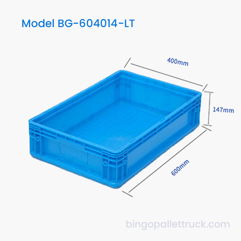 29L Heavy Duty Logistics Plastic Tote Box para sa Factory Logistics