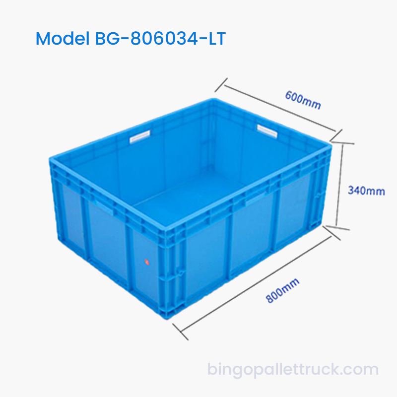 139L Matibay Logistics Tote Box para sa Mabigat na Cargo Transport