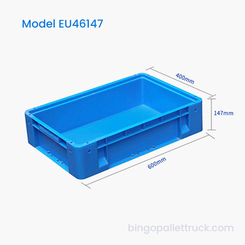 27L EU Plastic Tote Box para sa Supermarket Retail Food