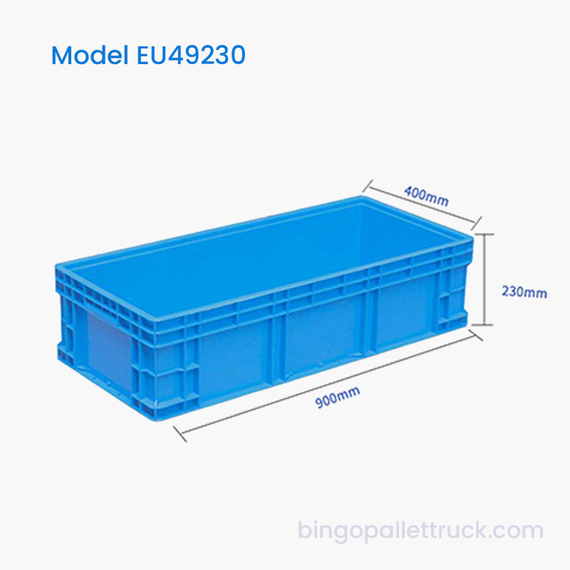 66L Praktikal na EU Storage Bin na may Stable Stackable Design