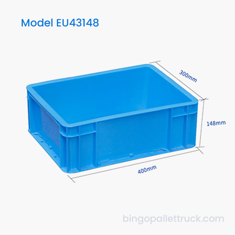 14L EU Plastic Tote Box para sa Pag-iimbak at Pagpili ng Mga Bahagi ng Pabrika