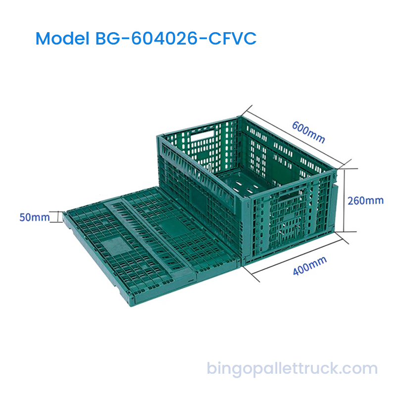50L Collapsible Fruit and Vegetable Crate para sa Agrikultura