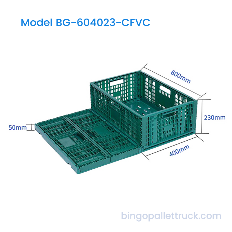 44L Collapsible PP Crate para sa Imbakan ng Prutas at Gulay