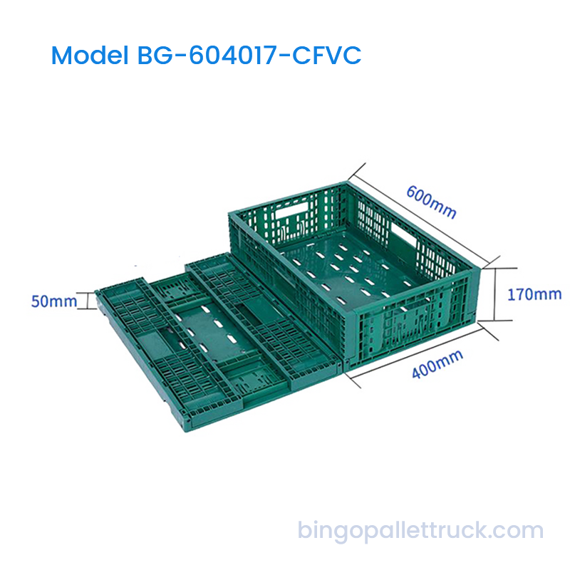 32L Space Saving Collapsible Fruit and Vegetable Crate para sa Fresh Produce Logistics
