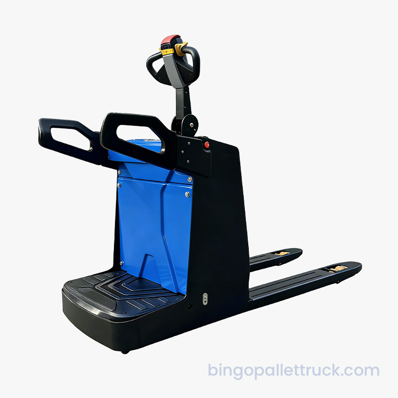 2000kg Industrial Electric Stand-on Pallet Truck
