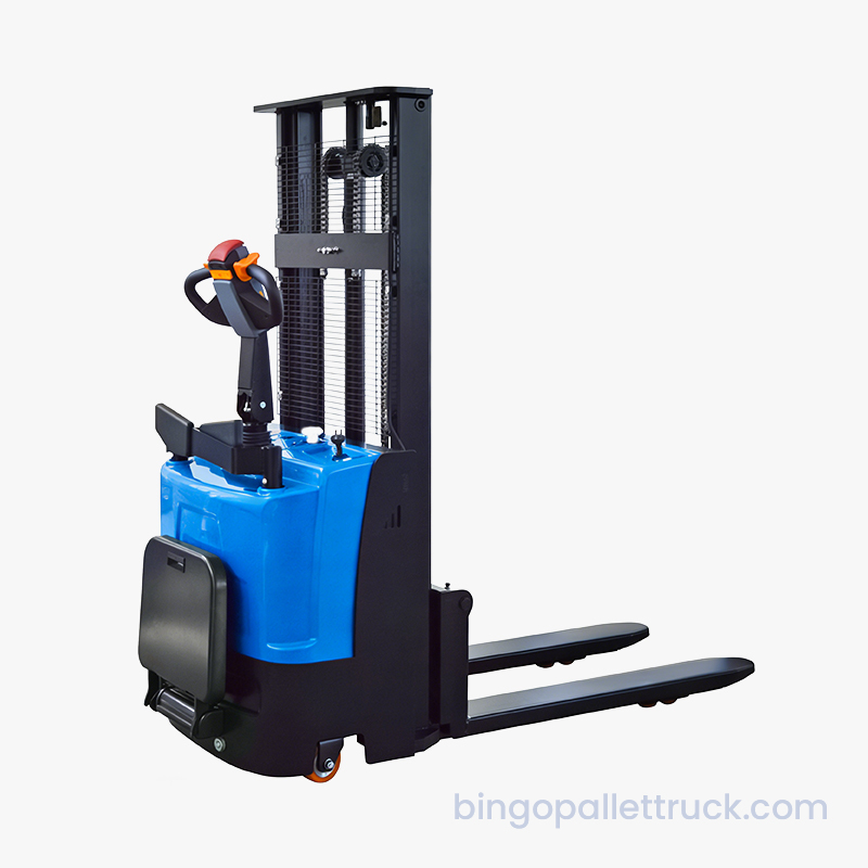 1500kg Electric Stand-on Stacker para sa Pabrika