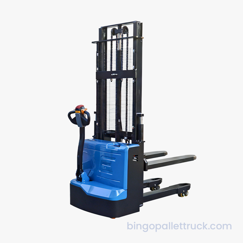 1500kg Double Lift Electric Walkie Pallet Stacker para sa Stable Pallet Stacking