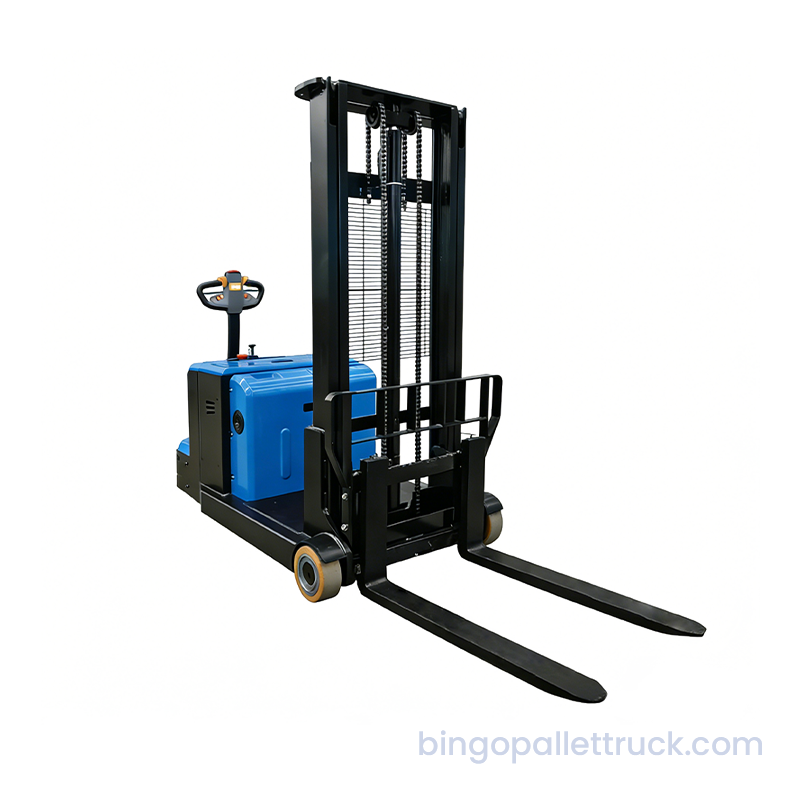 1500kg Counterbalanced Electric Walkie Stacker para sa Heavy Duty Warehouse Use